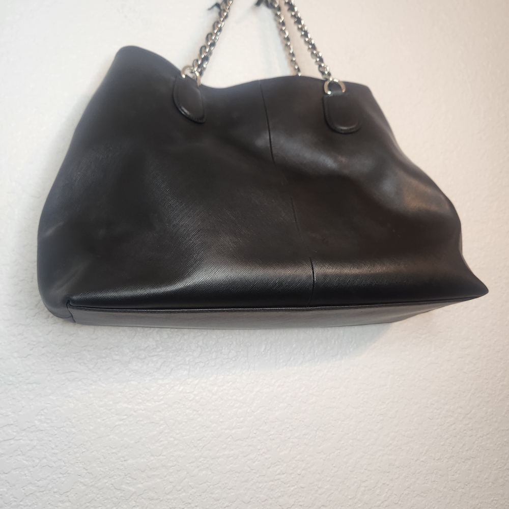 Coach Peyton Saffiano black handbag purse - Picture 12 of 16